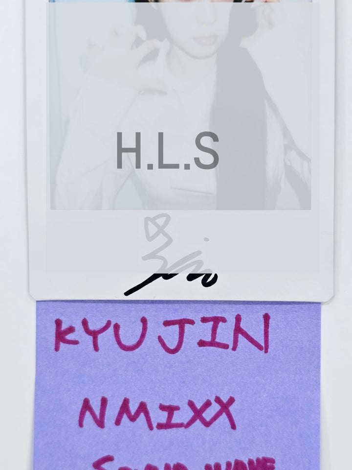 Kyujin  (Of NMIXX) "Fe3O4: FORWARD" - Hand Autograhped(Signed) Polaroid [25.3.31]