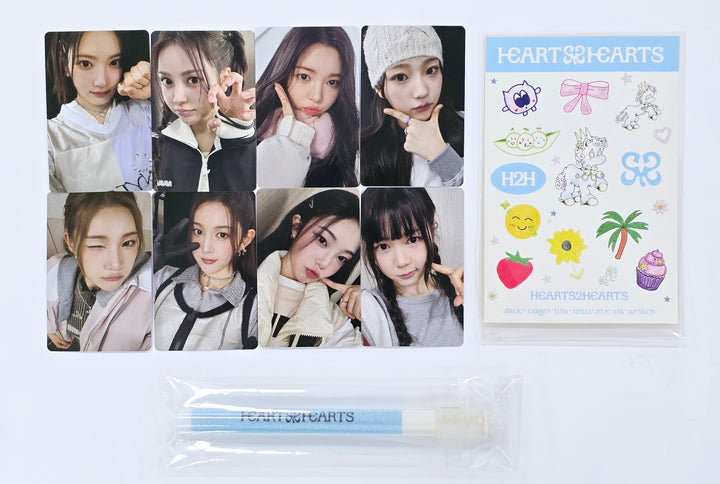 Hearts2Hearts "The Chase" - Debut Showcase Event Photocard, Fanlight, Sticker [25.3.31] - Must Read !