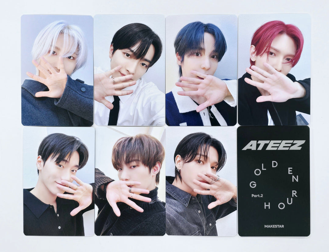 Ateez "GOLDEN HOUR : Part.2" - Makestar Fansign Event Photocard Round 6 [Poca Ver.] [25.3.31]