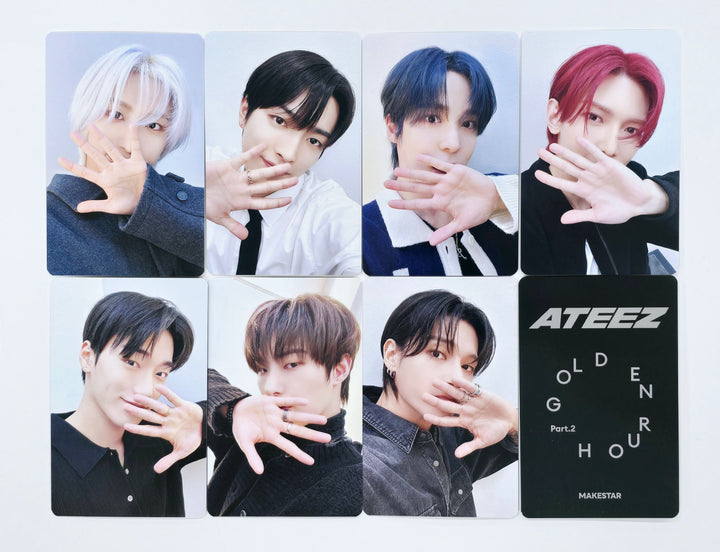 Ateez "GOLDEN HOUR : Part.2" - Makestar Fansign Event Photocard Round 6 [Poca Ver.] [25.3.31]