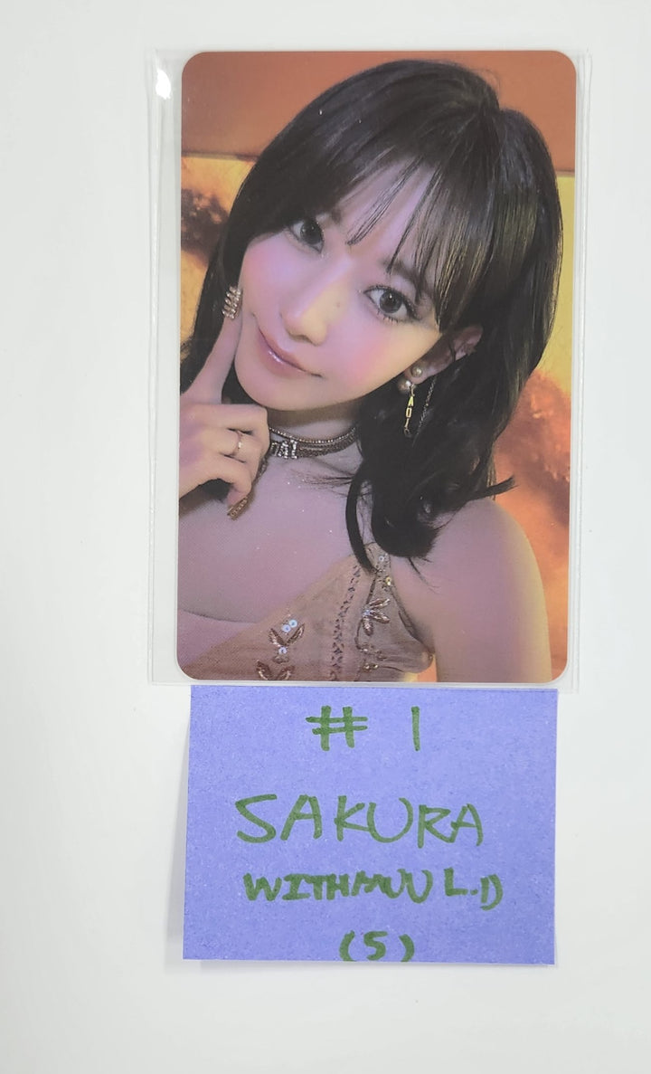 Le Sserafim "Hot" - Withmuu Lucky Draw Event Photocard Round 2 [25.3.31]