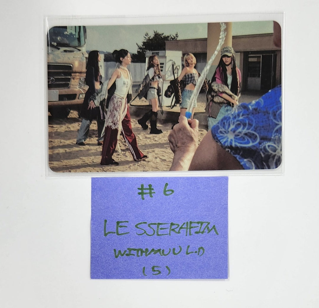 Le Sserafim "Hot" - Withmuu Lucky Draw Event Photocard Round 2 [25.3.31]