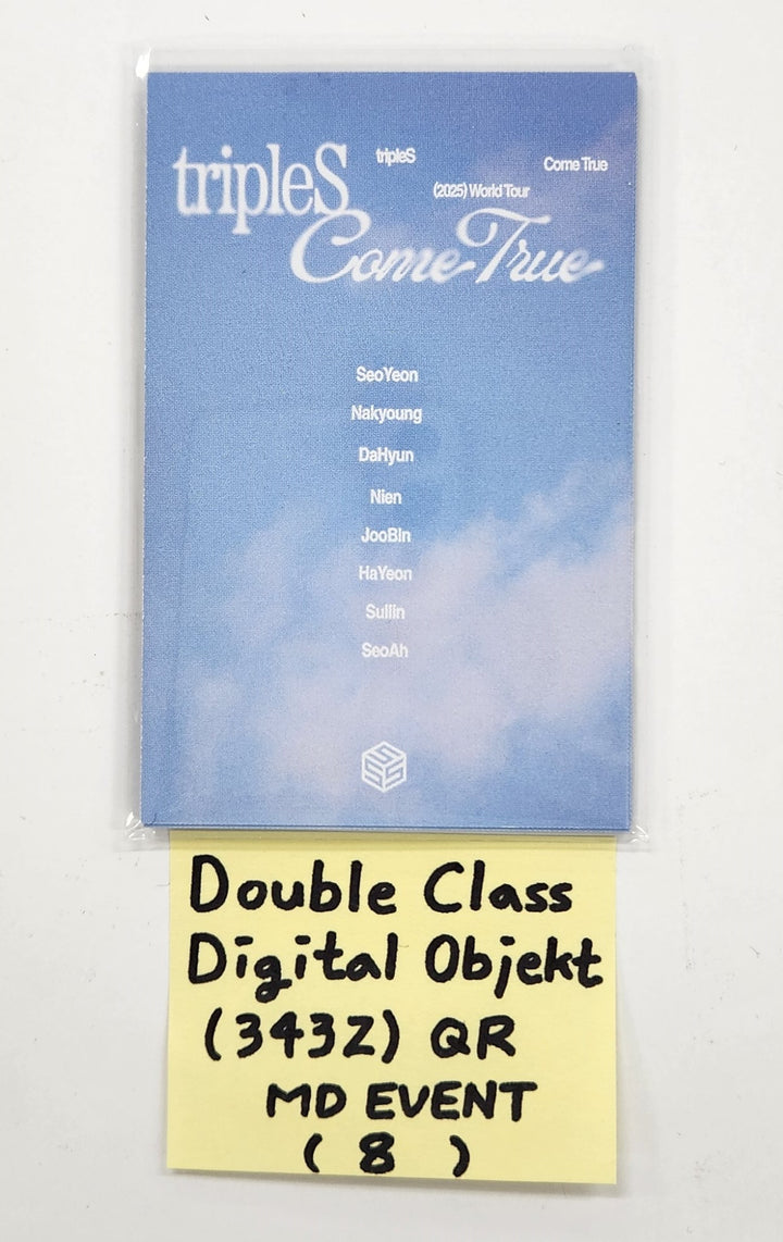 TripleS Official Ever01 Double Class Objekt - Official MD Event QR (E343Z) Photocard [25.3.31]