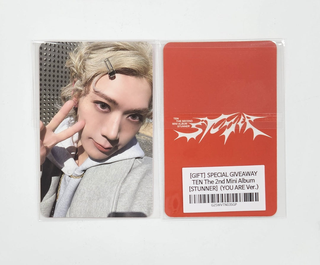 TEN  "STUNNER" - SM Town Special Gift Photocard [YOU ARE Ver.] [25.4.1]