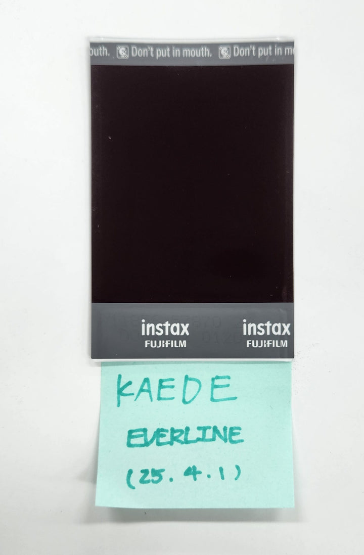 KAEDE (Of Triples) Object Music Album - Hand Autographed(Signed) Polaroid [25.4.1]