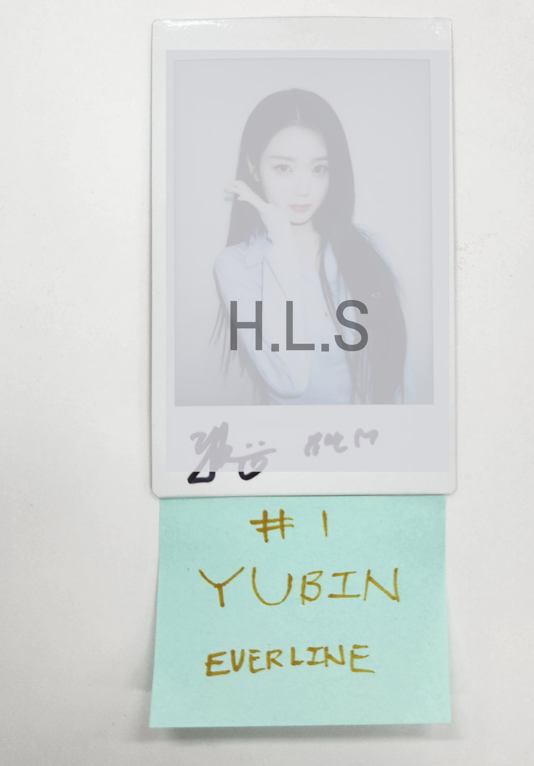 Yubin (Of Triples) Object Music Album - Hand Autographed(Signed) Polaroid [25.4.1]