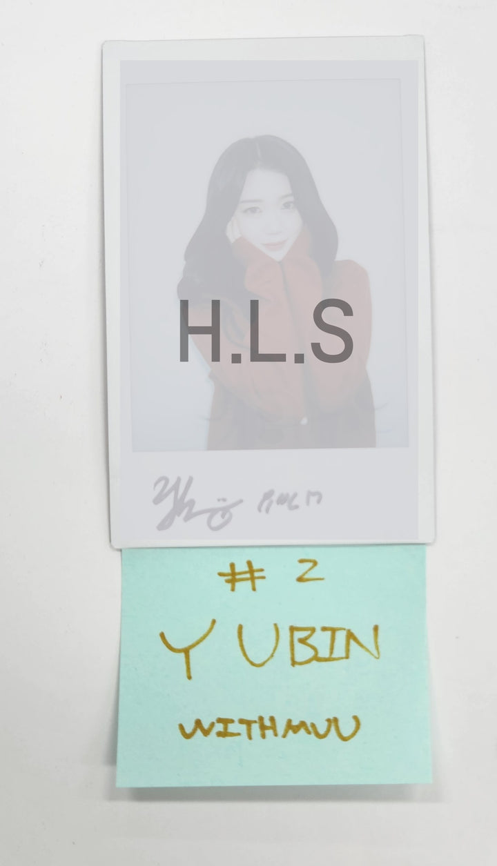 Yubin (Of Triples) Object Music Album - Hand Autographed(Signed) Polaroid [25.4.1]