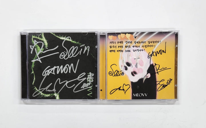 MEOVV "MEOVV" &amp; "TOXIC" - Hand Autograhped(Signed) Promo Album [25.4.1]
