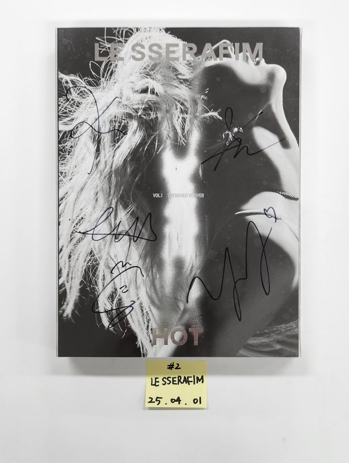 LE SSERAFIM "HOT", KiiiKiii "UNCUT GEM" - Hand Autograhped(Signed) Promo Album [25.4.1]
