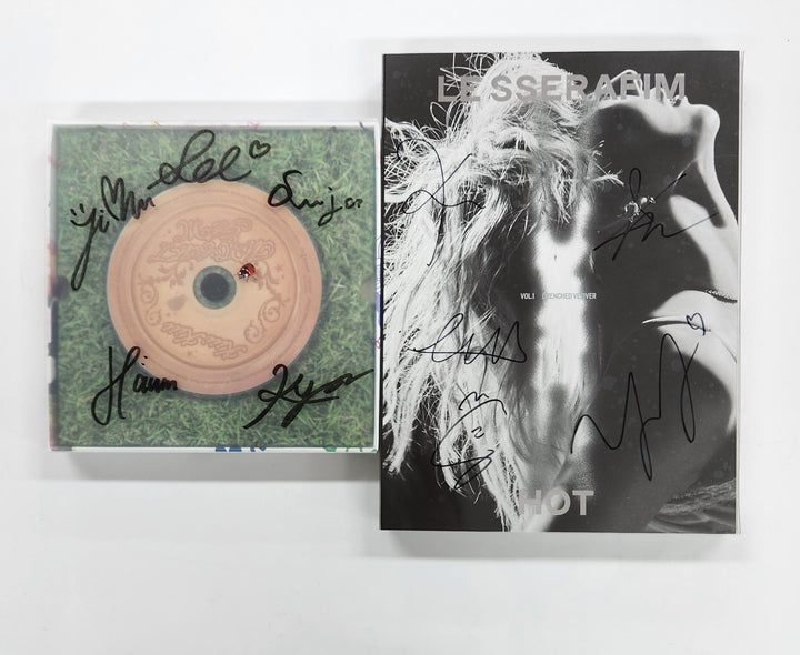 LE SSERAFIM "HOT", KiiiKiii "UNCUT GEM" - Hand Autograhped(Signed) Promo Album [25.4.1]