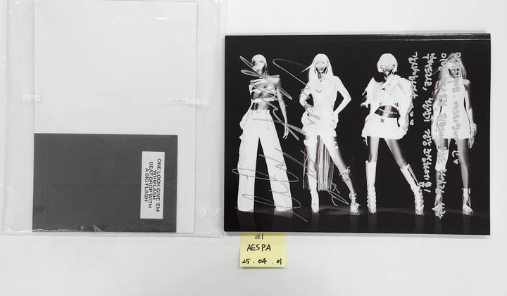 Aespa "Whiplash", Hearts2Hearts "The Chase" - Hand Autograhped(Signed) Promo Album [25.4.1]