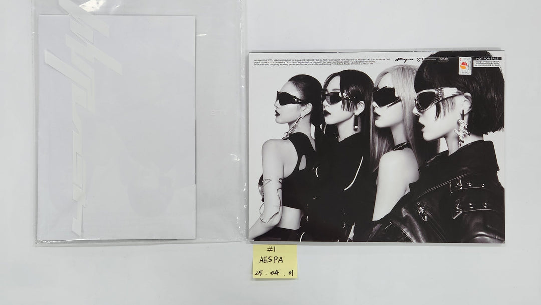 Aespa "Whiplash", Hearts2Hearts "The Chase" - Hand Autograhped(Signed) Promo Album [25.4.1]