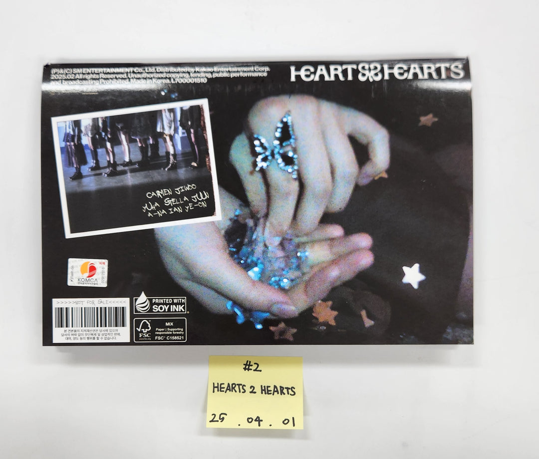 Aespa "Whiplash", Hearts2Hearts "The Chase" - Hand Autograhped(Signed) Promo Album [25.4.1]