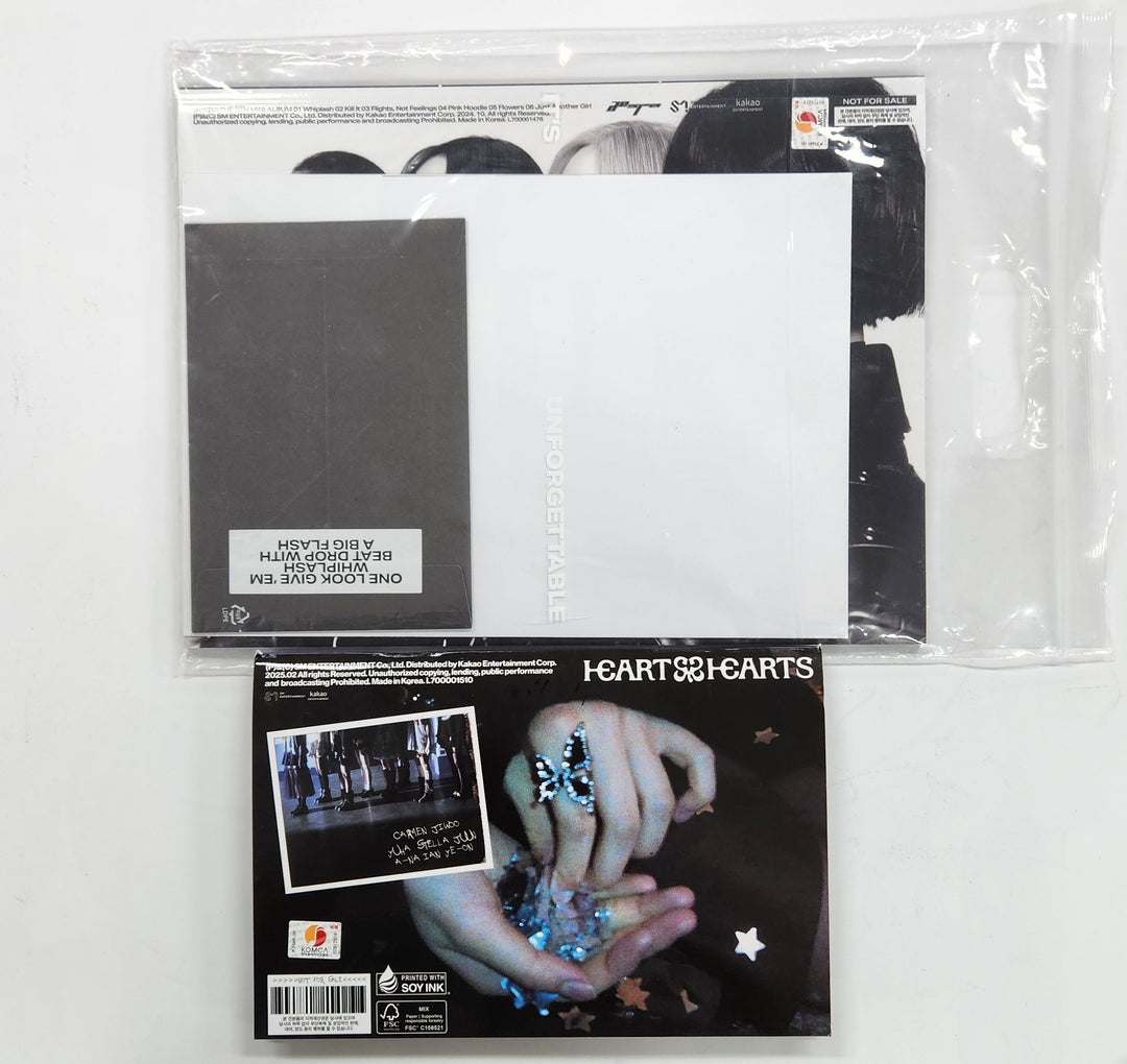 Aespa "Whiplash", Hearts2Hearts "The Chase" - Hand Autograhped(Signed) Promo Album [25.4.1]