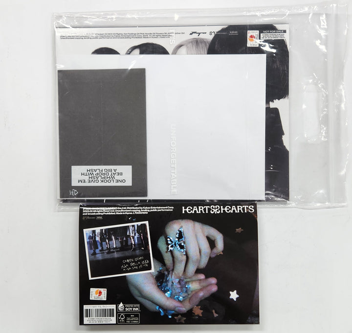 Aespa "Whiplash", Hearts2Hearts "The Chase" - Hand Autograhped(Signed) Promo Album [25.4.1]