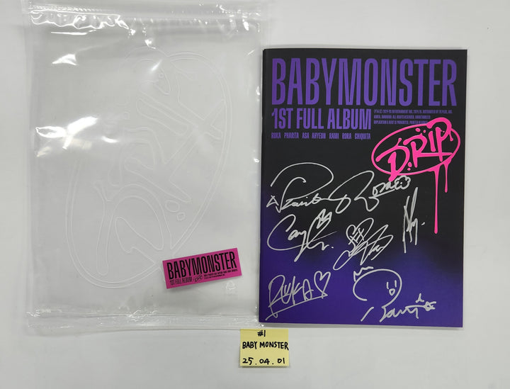 BABYMONSTER "DRIP", NMIXX "Fe3O4: FORWARD" - Hand Autograhped(Signed) Promo Album [25.4.1]