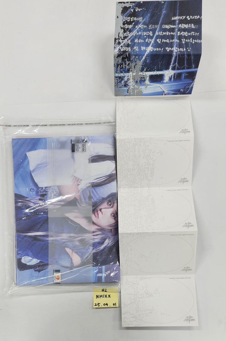 BABYMONSTER "DRIP", NMIXX "Fe3O4: FORWARD" - Hand Autograhped(Signed) Promo Album [25.4.1]