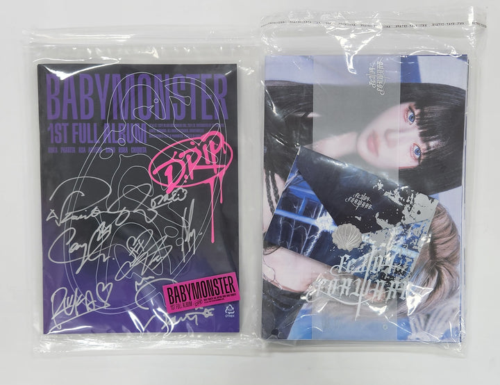 BABYMONSTER "DRIP", NMIXX "Fe3O4: FORWARD" - Hand Autograhped(Signed) Promo Album [25.4.1]