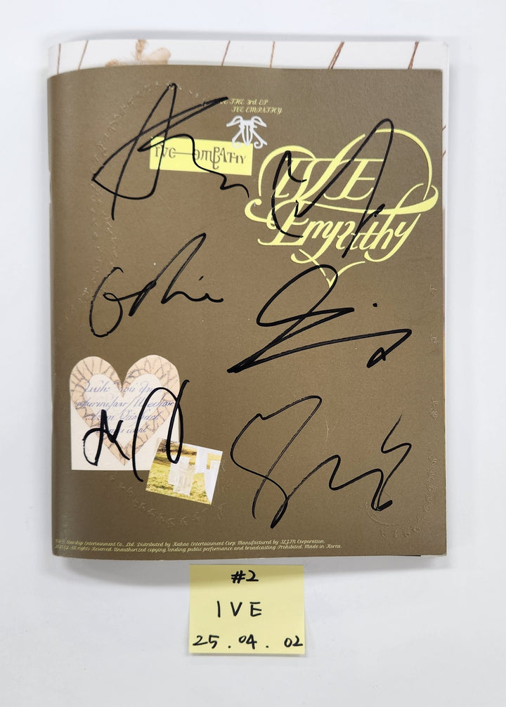 IZNA "N/a", IVE "Ive Empathy", BILLLIE "Of All Have Lost" - Hand Autograhped(Signed) Promo Album [25.4.2]
