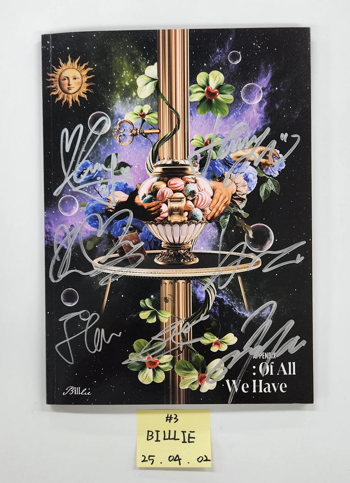 IZNA "N/a", IVE "Ive Empathy", BILLLIE "Of All Have Lost" - Hand Autograhped(Signed) Promo Album [25.4.2]