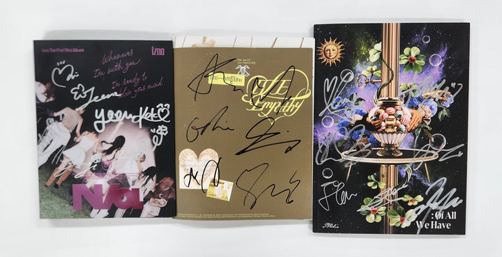 IZNA "N/a", IVE "Ive Empathy", BILLLIE "Of All Have Lost" - Hand Autograhped(Signed) Promo Album [25.4.2]