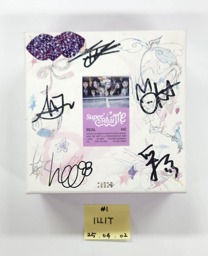 ILLIT "SUPER REAL ME", "I’LL LIKE YOU", SAYMYNAME "My Name Is...", "SAY MY NAME", TWICE "STRATEGY" - Hand Autograhped(Signed) Promo Album [25.4.2]