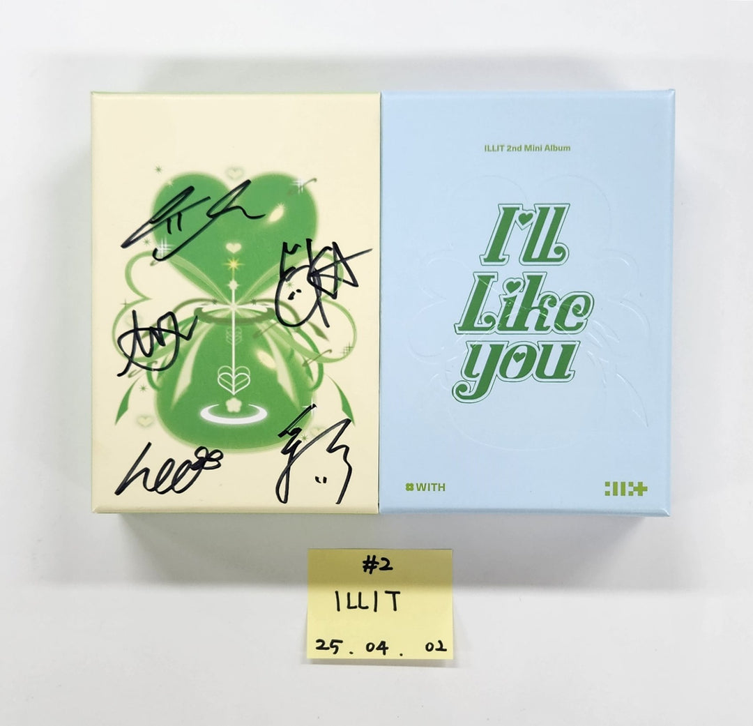 ILLIT "SUPER REAL ME", "I’LL LIKE YOU", SAYMYNAME "My Name Is...", "SAY MY NAME", TWICE "STRATEGY" - Hand Autograhped(Signed) Promo Album [25.4.2]