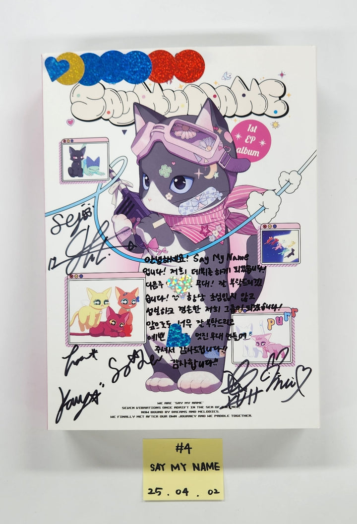 ILLIT "SUPER REAL ME", "I’LL LIKE YOU", SAYMYNAME "My Name Is...", "SAY MY NAME", TWICE "STRATEGY" - Hand Autograhped(Signed) Promo Album [25.4.2]