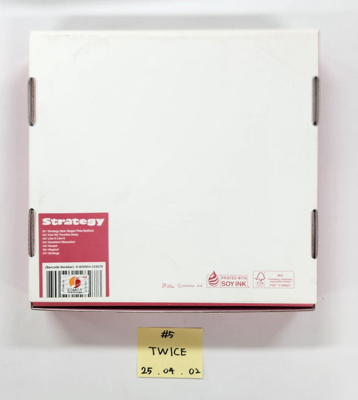 ILLIT "SUPER REAL ME", "I’LL LIKE YOU", SAYMYNAME "My Name Is...", "SAY MY NAME", TWICE "STRATEGY" - Hand Autograhped(Signed) Promo Album [25.4.2]