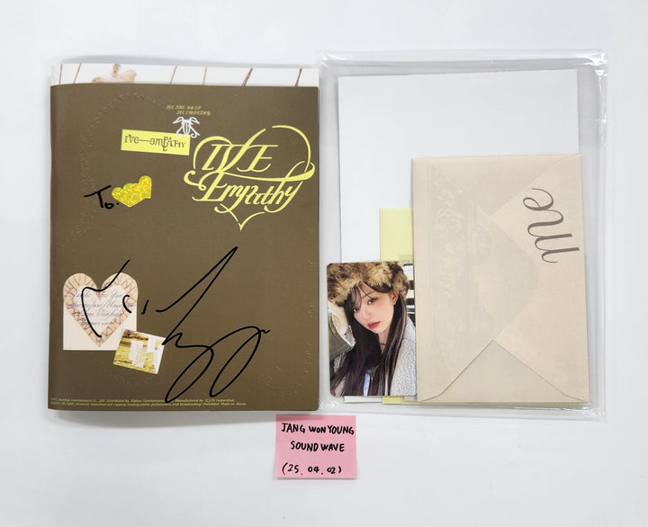Wonyoung (Of IVE) "EMPATHY " - Hand Autographed(Signed) Album [25.4.2]