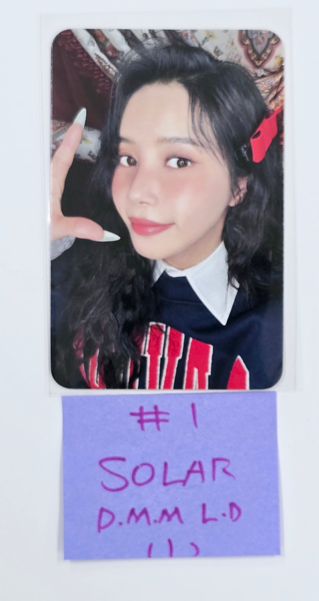 SOLAR (Of MAMAMOO) "WANT " - Dear My Muse Lucky Draw Event Photocard [25.4.3]