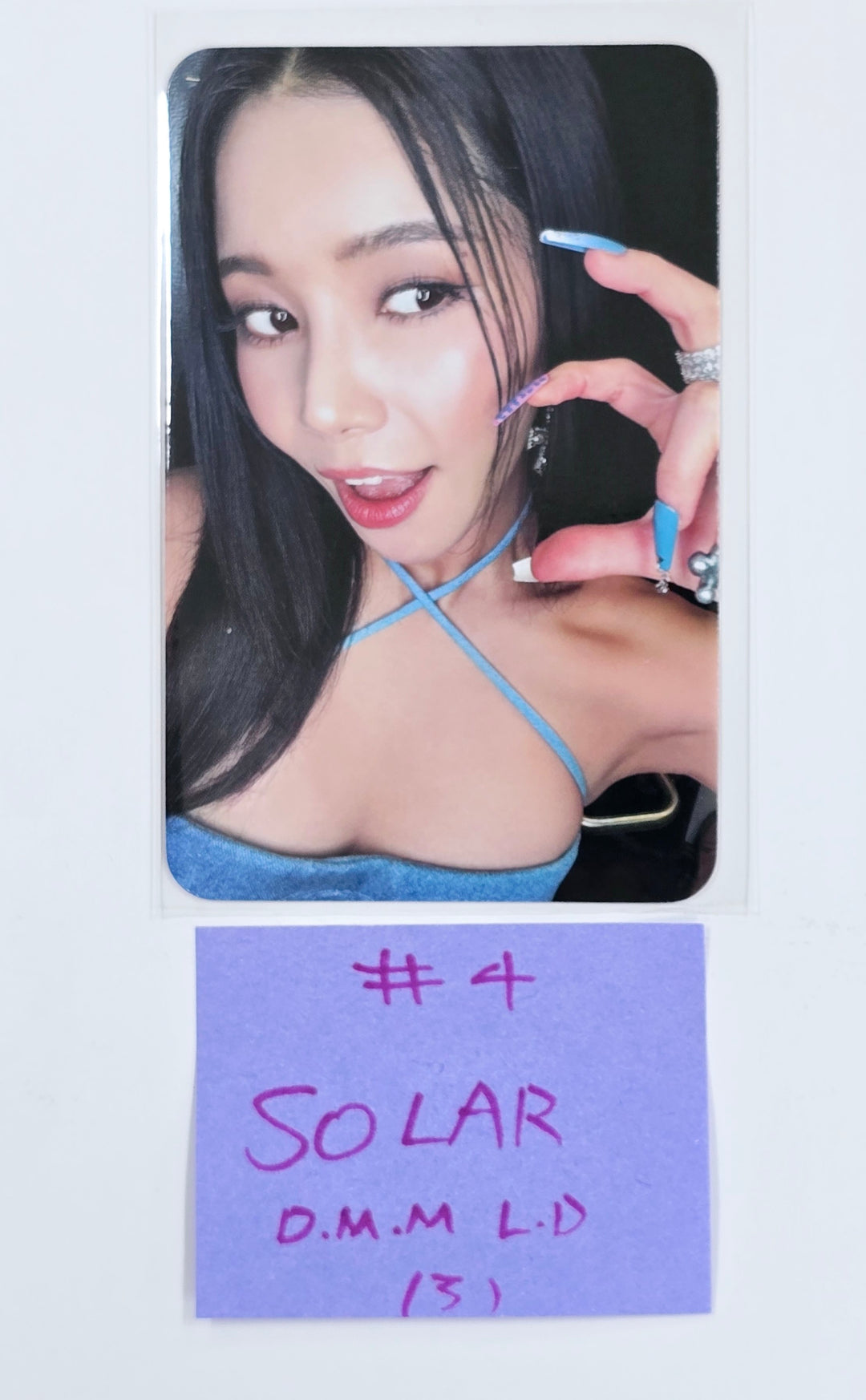 SOLAR (Of MAMAMOO) "WANT " - Dear My Muse Lucky Draw Event Photocard [25.4.3]
