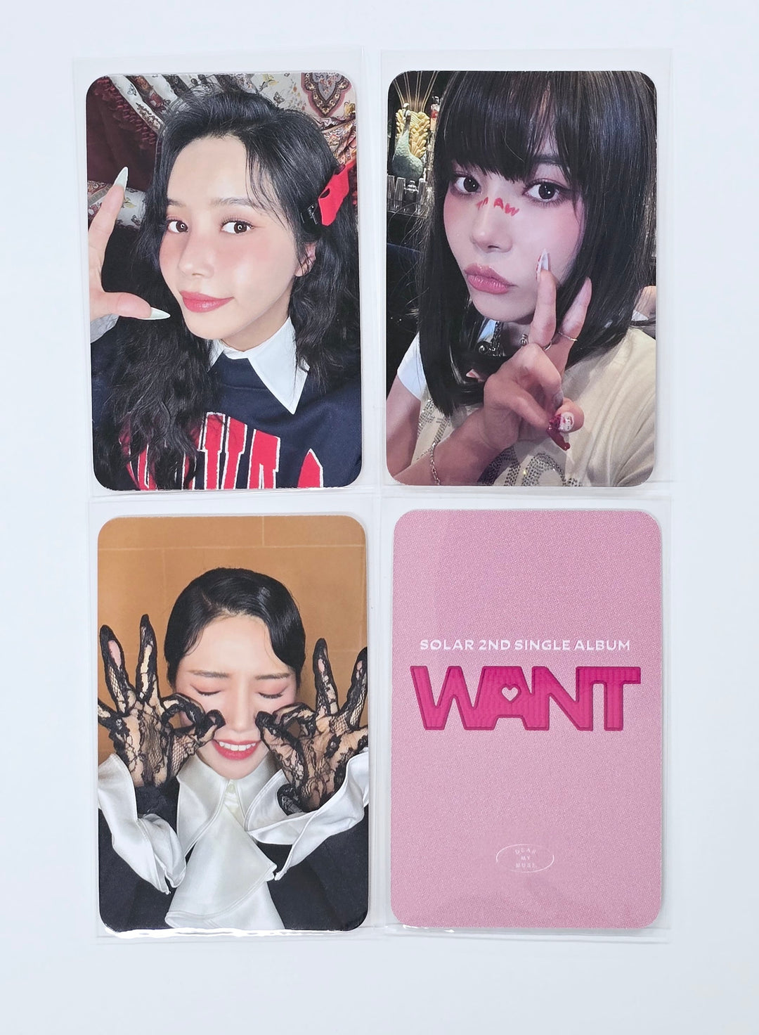 SOLAR (Of MAMAMOO) "WANT " - Dear My Muse Lucky Draw Event Photocard [25.4.3]