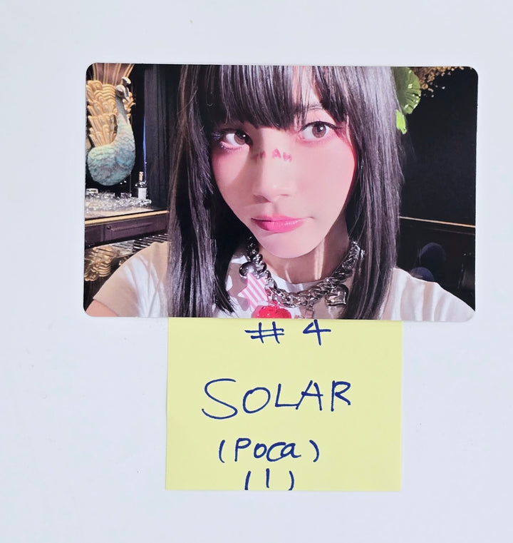 SOLAR (Of MAMAMOO) "WANT " - Official Photocard [Poca Album Ver.] [25.4.3]