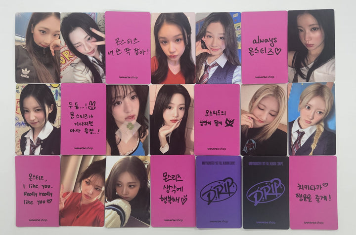 Babymonster "DRIP" 1st Full Album - Weverse Shop Lucky Draw Event Photocard Round 2 [25.4.3]