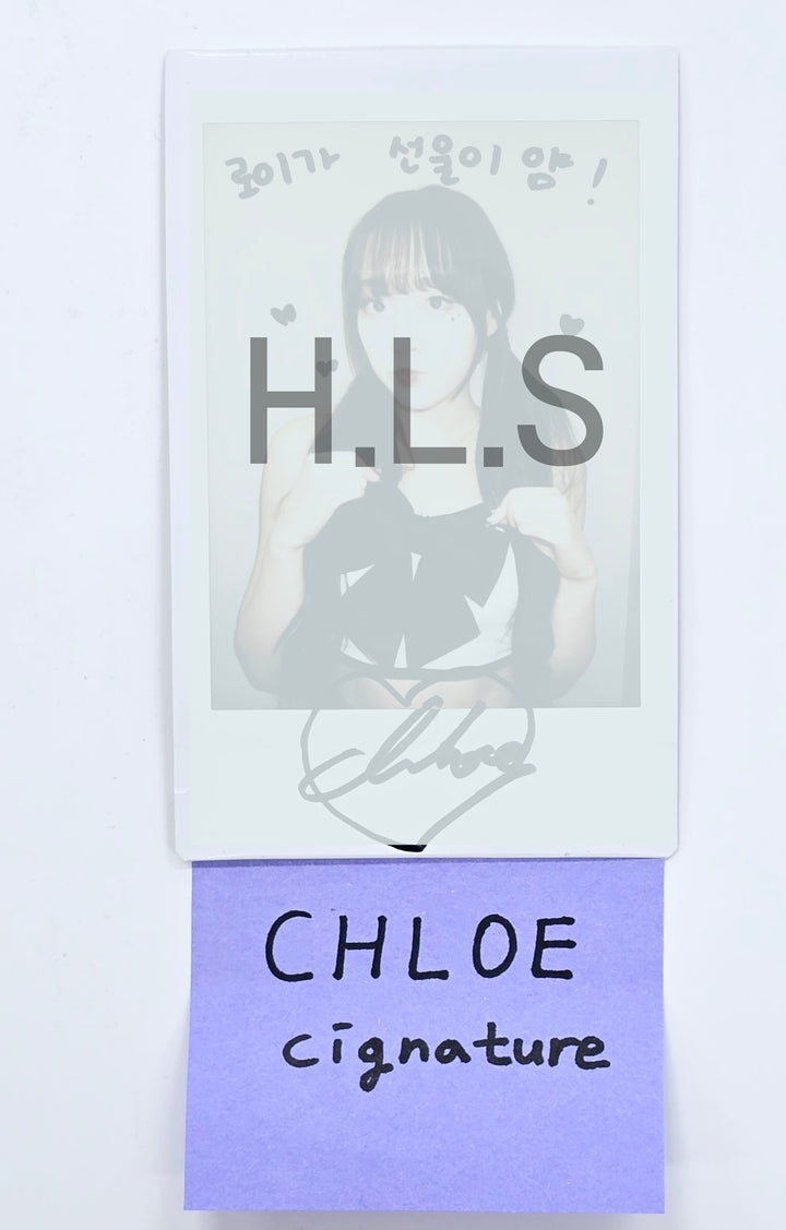 Chloe (Of Cignature) "Sweetie but Saltie" - Hand Autographed(Signed) Polaroid [25.4.3]