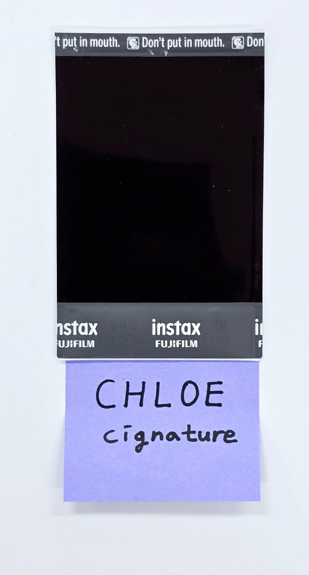 Chloe (Of Cignature) "Sweetie but Saltie" - Hand Autographed(Signed) Polaroid [25.4.3]