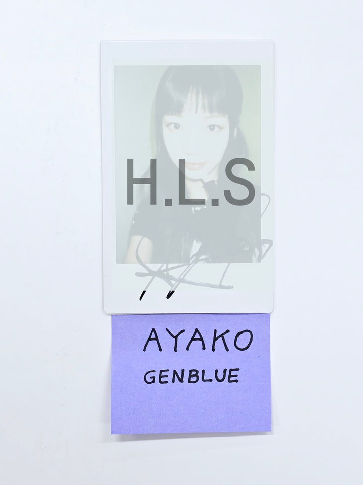 Ayako (Of GENBLUE) "ACT LIKE THAT" - Hand Autographed(Signed) Polaroid [25.4.3]