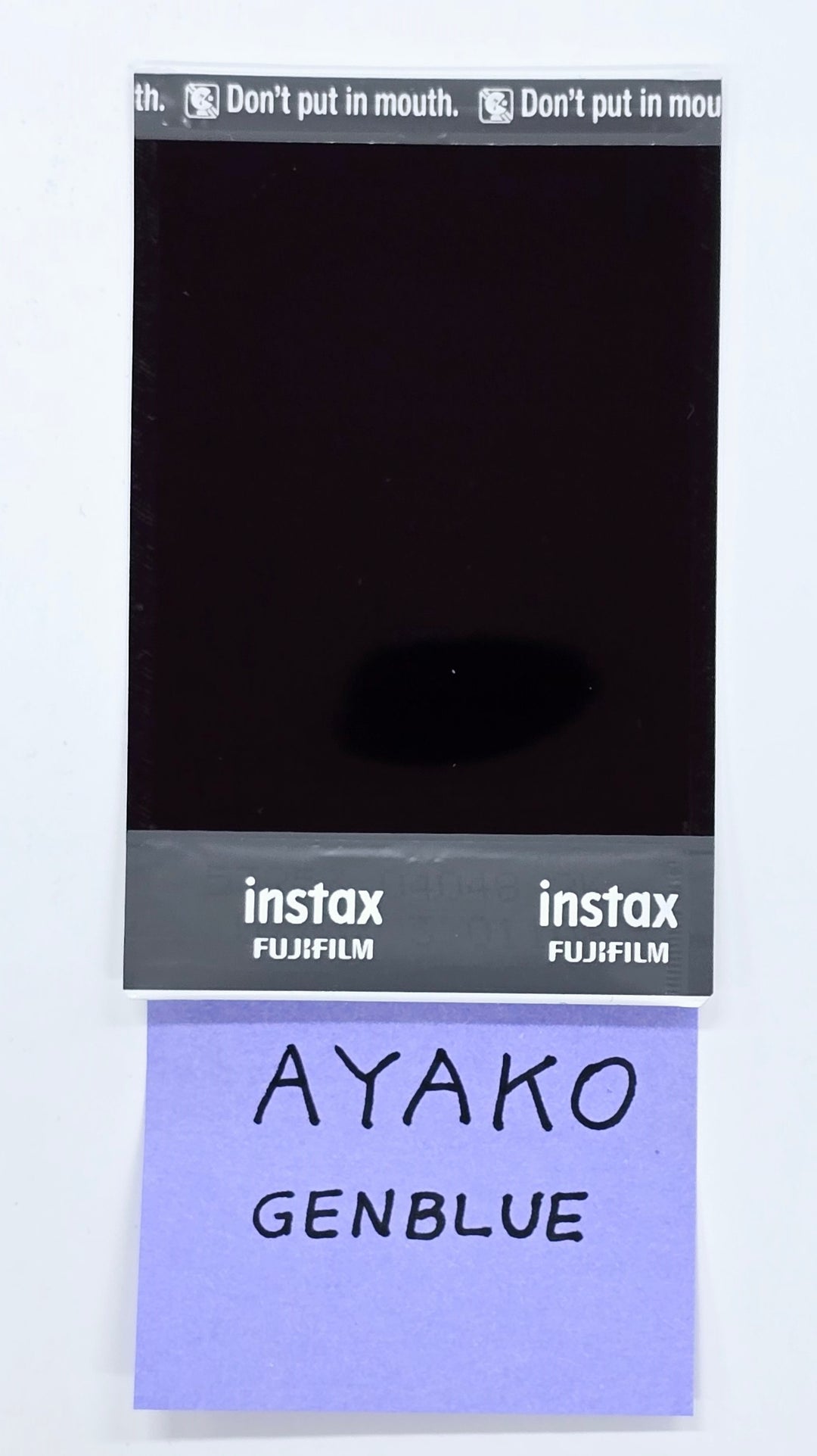 Ayako (Of GENBLUE) "ACT LIKE THAT" - Hand Autographed(Signed) Polaroid [25.4.3]