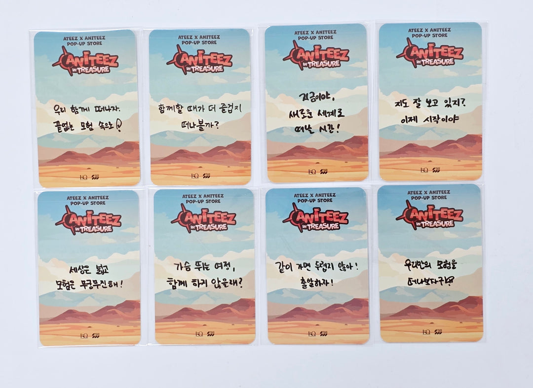 Ateez "Aniteez in Treasure" - Pop-Up Store Official MD Event Photocard [25.4.4]