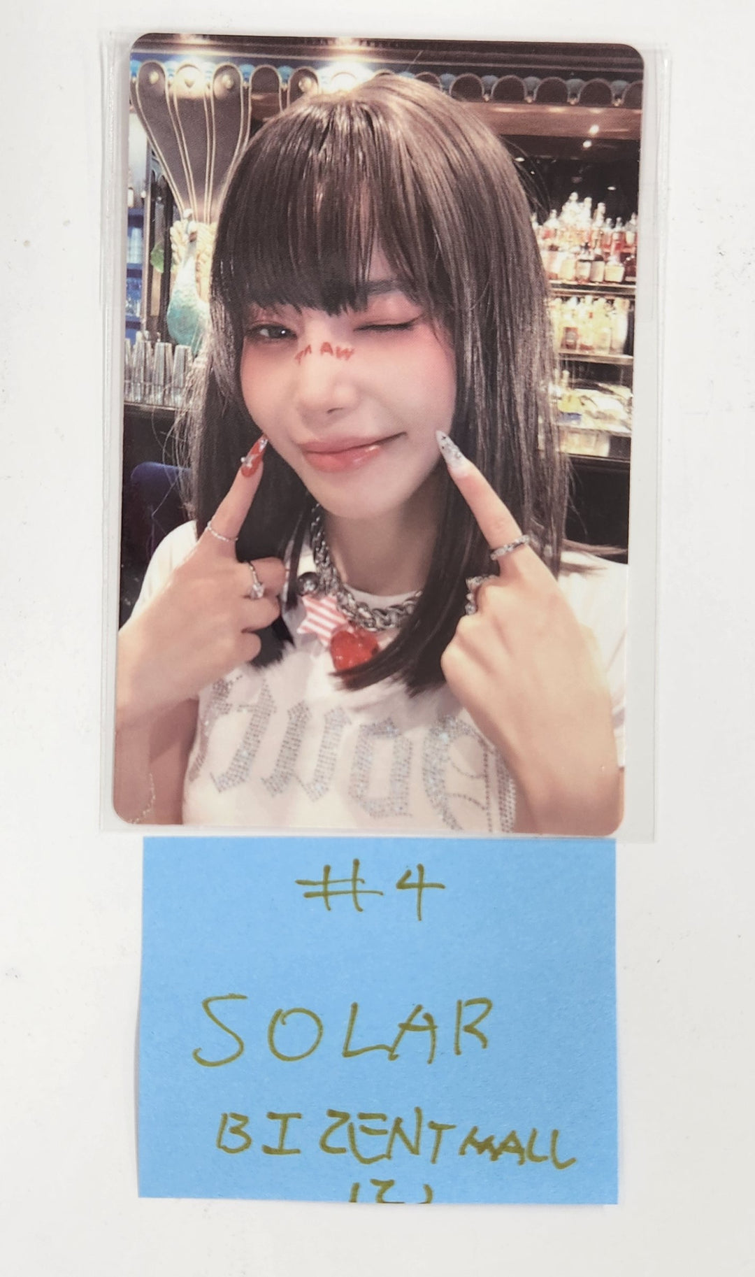 SOLAR (Of MAMAMOO) "WANT " - Bizent Mall Pre-Order Benefit Photocard [25.4.7]