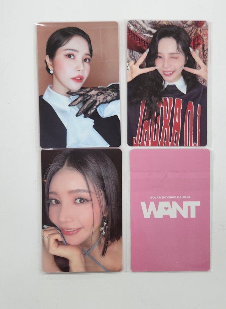 SOLAR (Of MAMAMOO) "WANT " - Bizent Mall Pre-Order Benefit Photocard [25.4.7]