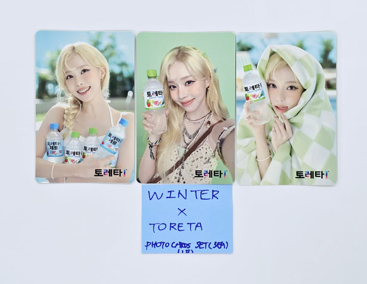 Winter (Of Aespa) - TORETA Event Photocards Set (3EA) (Restocked) [25.4.7]