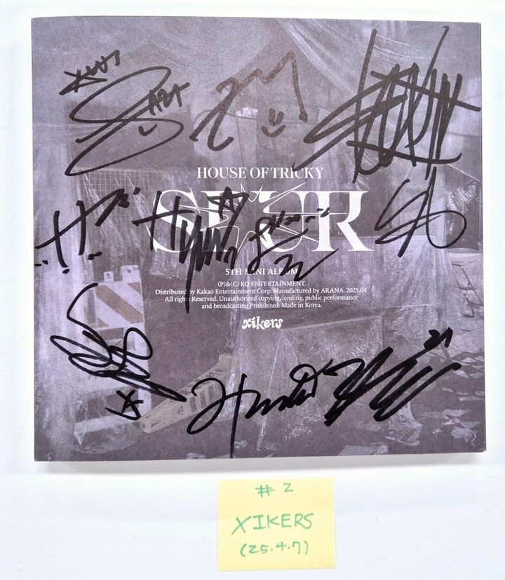 TEMPEST "RE: Full of Youth", CLOSE YOUR EYES "ETERNALT", Xikers "HOUSE OF TRICKY : SPUR" - Hand Autographed(Signed) Promo Album [25.4.7]