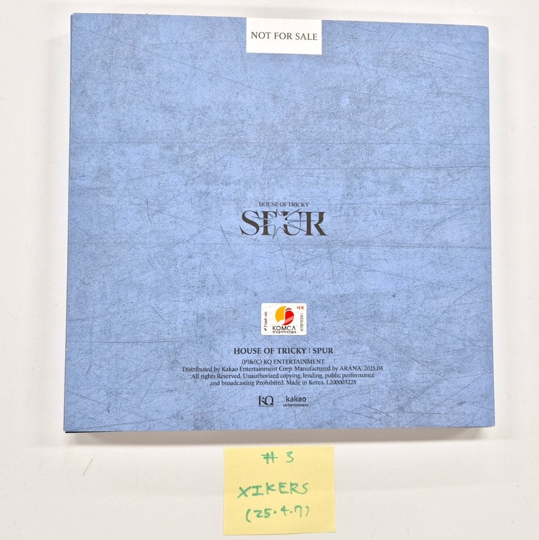 TEMPEST "RE: Full of Youth", CLOSE YOUR EYES "ETERNALT", Xikers "HOUSE OF TRICKY : SPUR" - Hand Autographed(Signed) Promo Album [25.4.7]