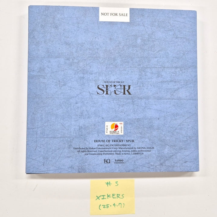 TEMPEST "RE: Full of Youth", CLOSE YOUR EYES "ETERNALT", Xikers "HOUSE OF TRICKY : SPUR" - Hand Autographed(Signed) Promo Album [25.4.7]