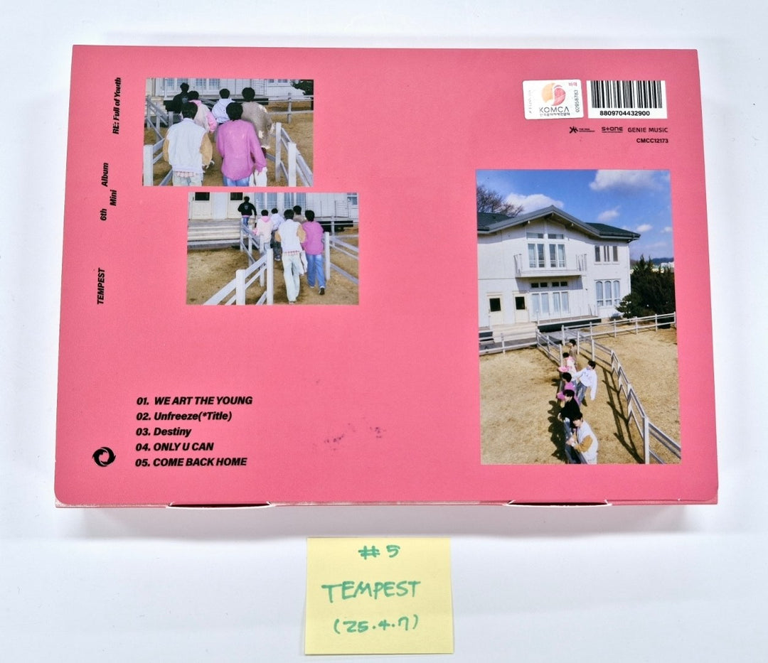 TEMPEST "RE: Full of Youth", CLOSE YOUR EYES "ETERNALT", Xikers "HOUSE OF TRICKY : SPUR" - Hand Autographed(Signed) Promo Album [25.4.7]