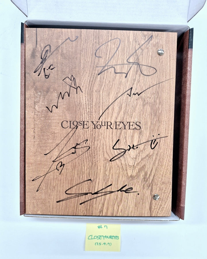 TEMPEST "RE: Full of Youth", CLOSE YOUR EYES "ETERNALT", Xikers "HOUSE OF TRICKY : SPUR" - Hand Autographed(Signed) Promo Album [25.4.7]