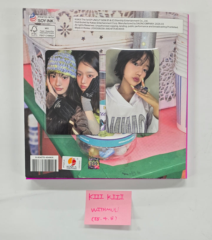 KiiiKiii "UNCUT GEM" - Hand Autographed(Signed) Album [DIGGING Ver.] [25.4.8] - Must Read !