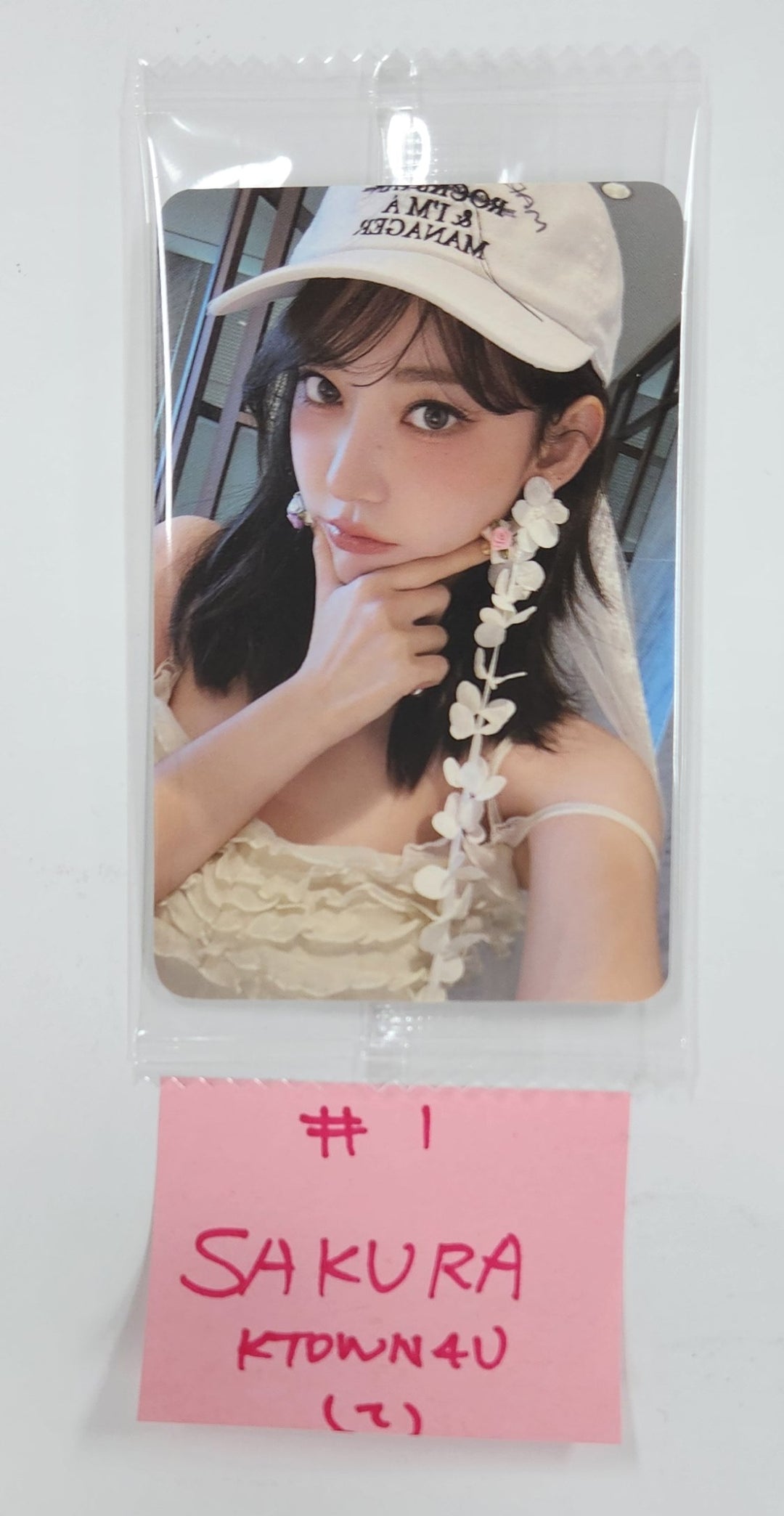 Le Sserafim "Hot" - Ktown4U Fansign Event Photocard [Compact Ver.] [25.4.8]